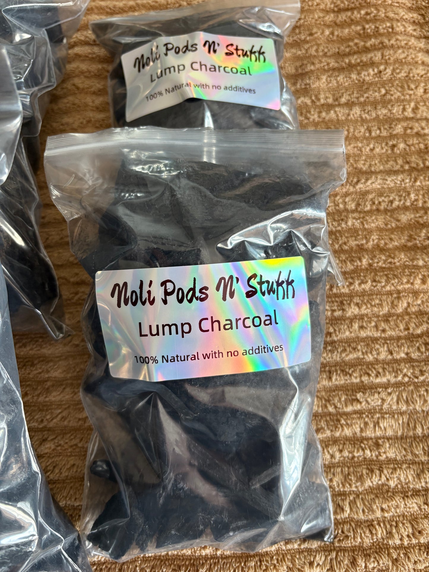 Natural lump charcoal