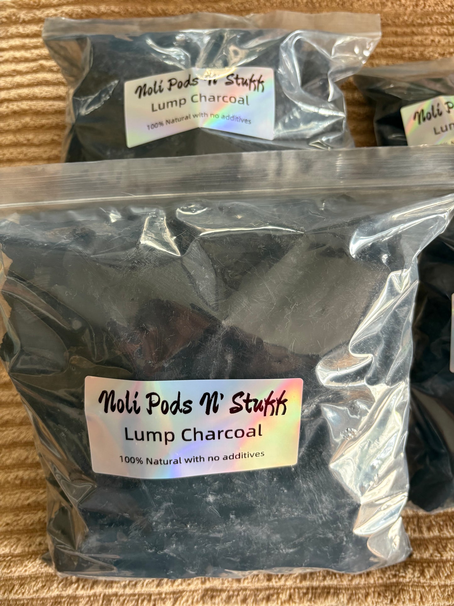 Natural lump charcoal